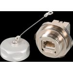 EFB-Elektronik IP67 Einbaubuchse, M25, RJ45 Cat.6A E-20070, für Cat.5/6/7 Kabel Hersteller: EFB Elektronik (IP67EBRJ45KSFL)