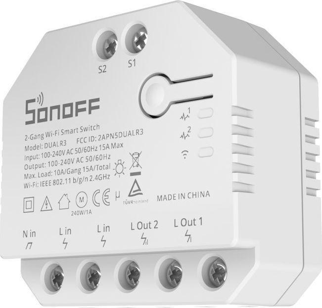 Sonoff Dual R3 Verkabelt & Kabellos (DUALR3)