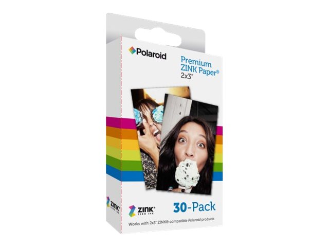 Polaroid Premium ZINK Paper Fotopapier 50.8 x 76.2 mm 30 Blatt Weiß