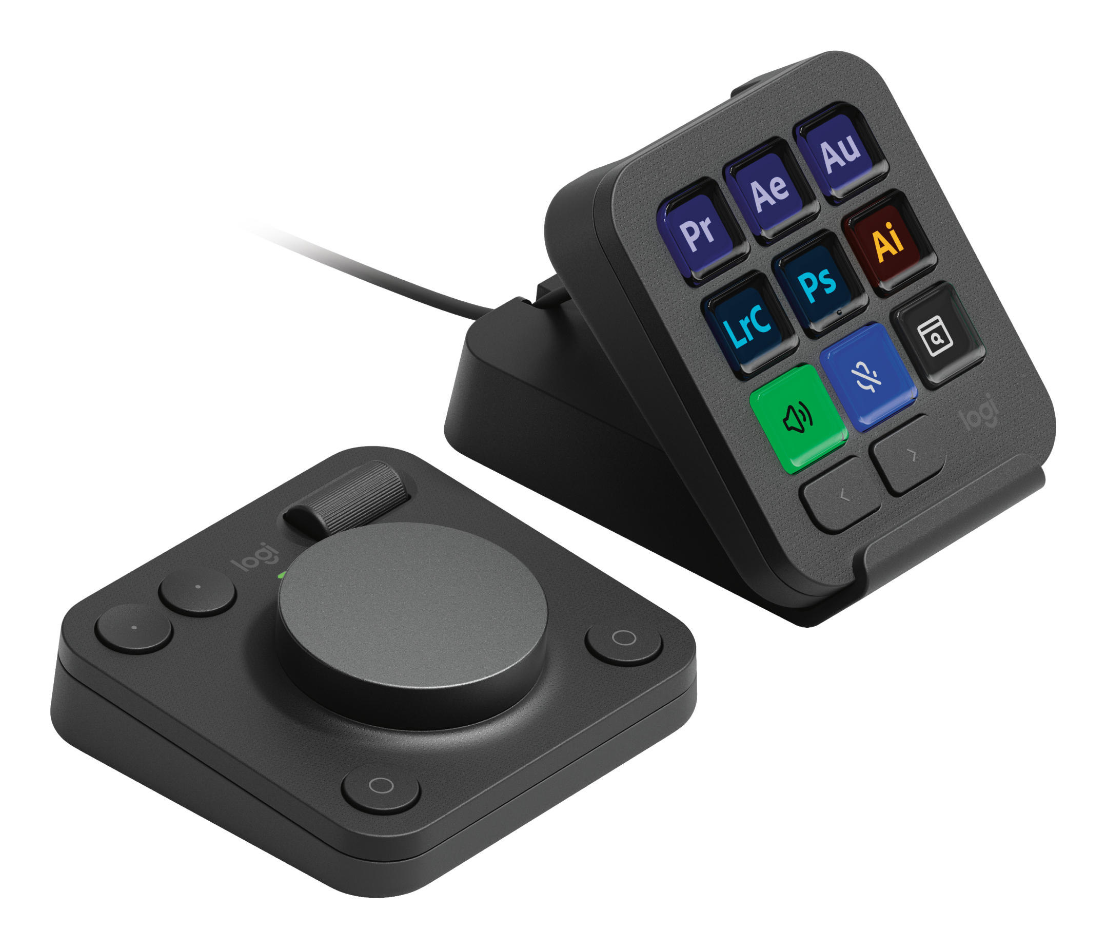 Logitech Master Series MX Creative Console Tastatur- und Ziffernblockset Graphite