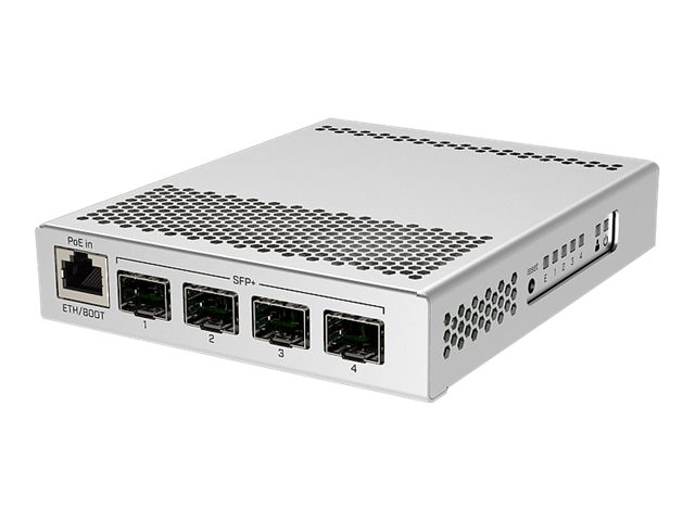 MikroTik CRS305-1G-4S+IN Managed Switch 4x SFP+ 1x RJ-45 PoE+ Weiß