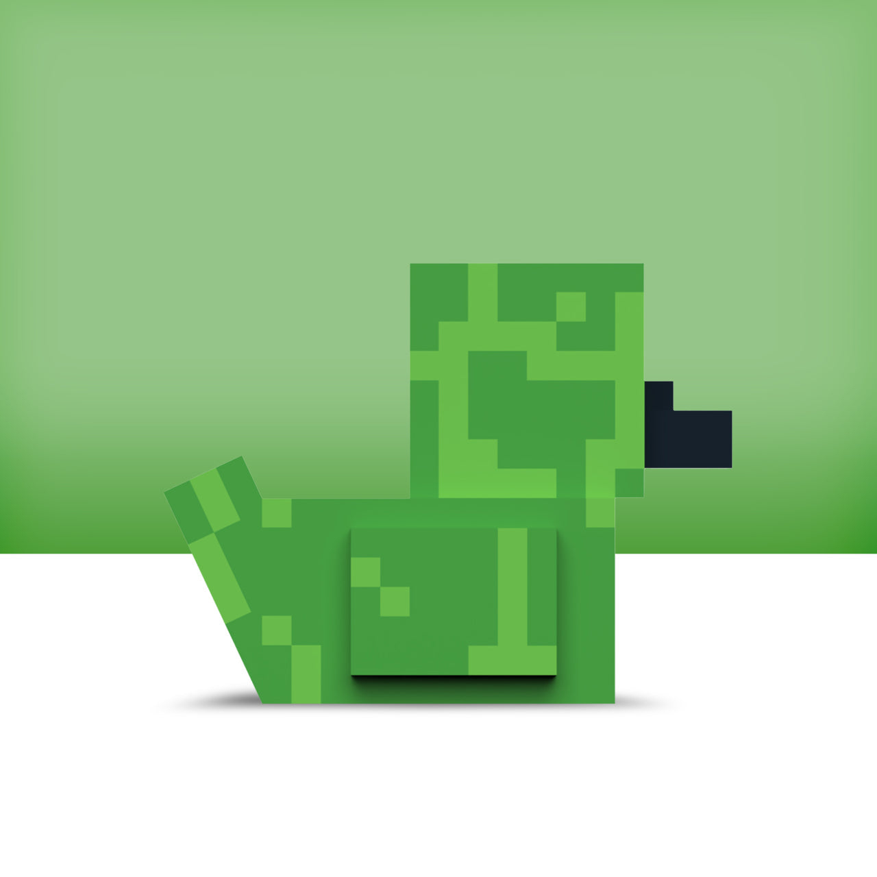 TUBBZ Sammelente MINI Minecraft Creeper 5 cm Schwarz, Grün, Hellgrün