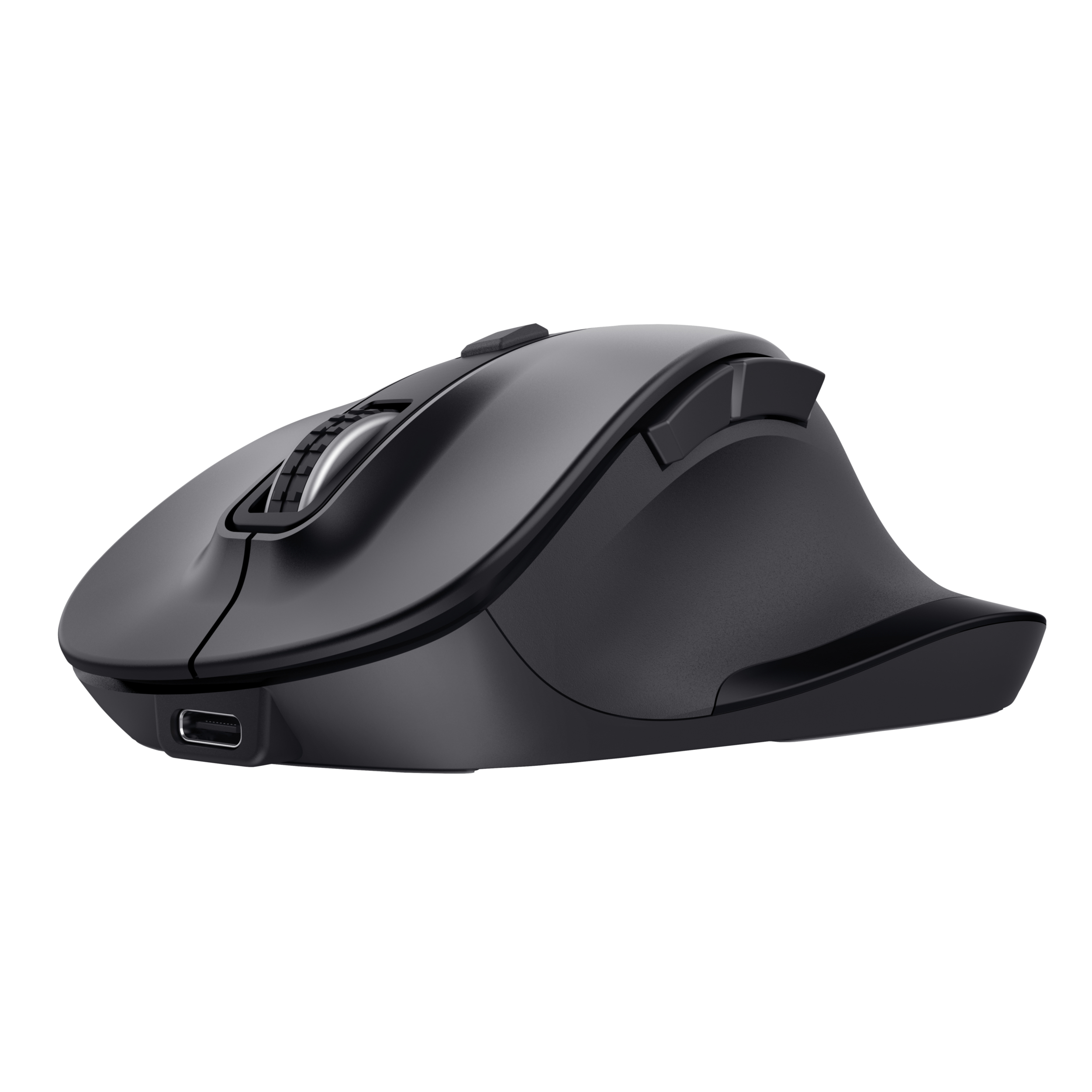 Trust Fyda Kabellose Ergonomische Maus Bluetooth 5.2 2400 DPI Schwarz