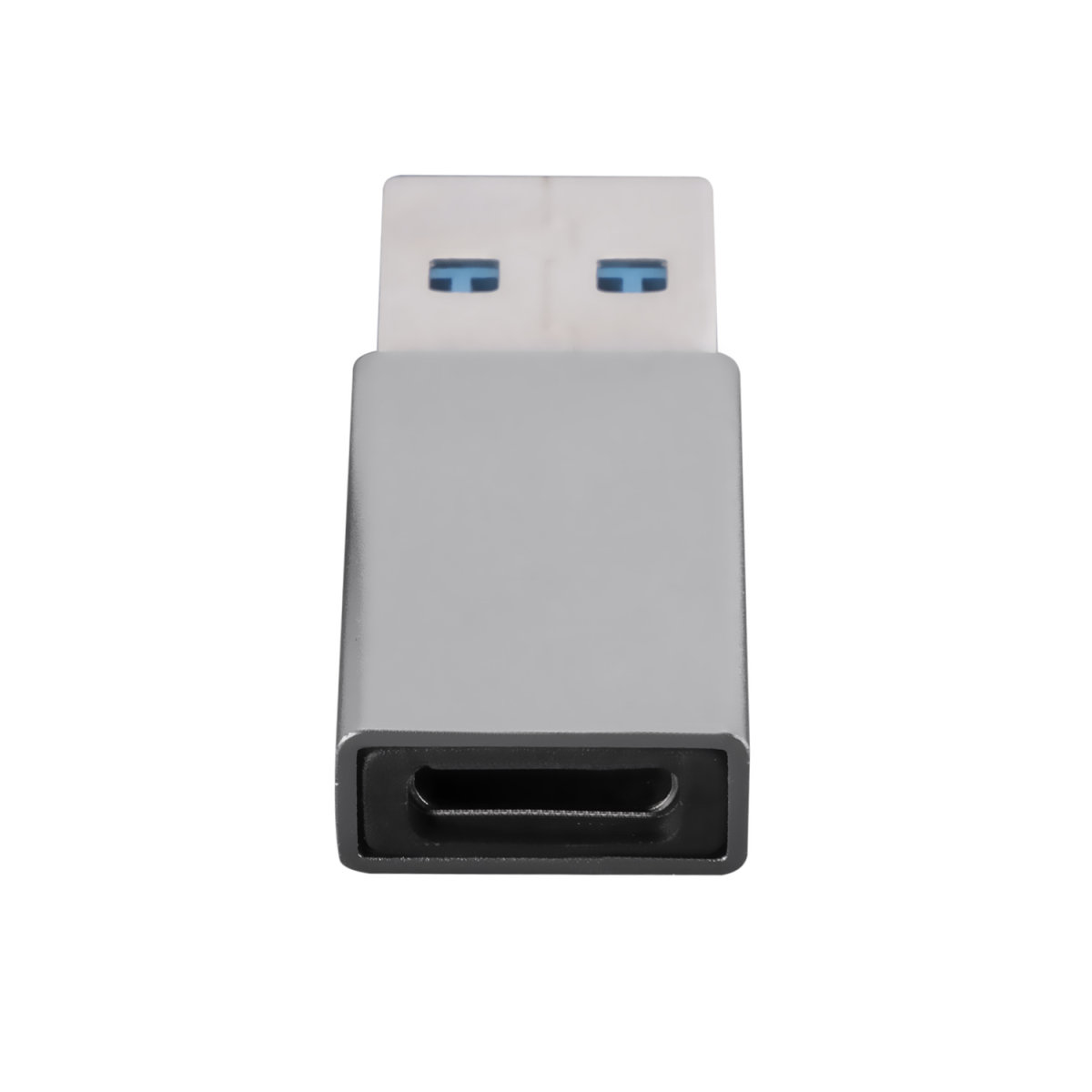 4smarts 540275 USB-A auf USB-C Adapter Grau