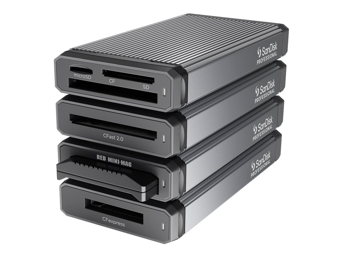 SanDisk Professional PRO-READER Kartenleser USB 3.2 Gen 1 Schwarz