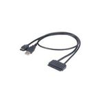 Akasa Flexstor eSATA-Kabel für 6,40cm (2.5") -SATA-HDD und -SSD (AK-CBSA03-80BK)