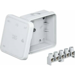 Kabelabzweigkasten A 8/5 75x75x36 lichtgrau m. Klemmleiste (2000024)