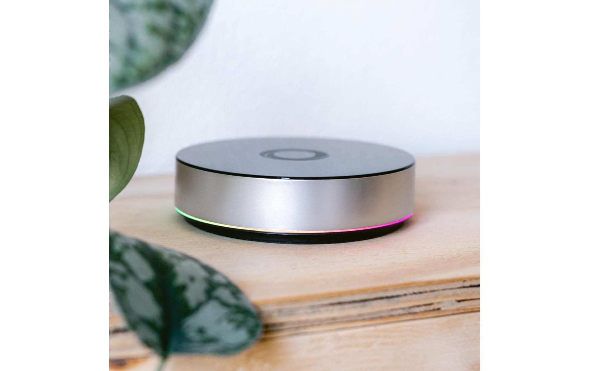 Homey Bridge Smart-Home-Zentrale Zigbee Z-Wave Bluetooth WLAN Schwarz Silber