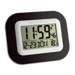 TFA Funk-Wanduhr Digital alarm clock Schwarz (60.4503)