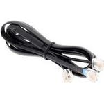 Helos DHSG-Adapterkabel, kompatibel zu Jabra 14201-10 für eine elektronische Rufannahme RJ45 short Stecker 8-adrig belegt mit blauer Markierung am Kabelmantel an 1 x RJ45 Stecker short (4-adrig) und 1 x RJ10 Stecker (4-adrig), Länge: 1.5 m (kompatibel zu 14201-10)