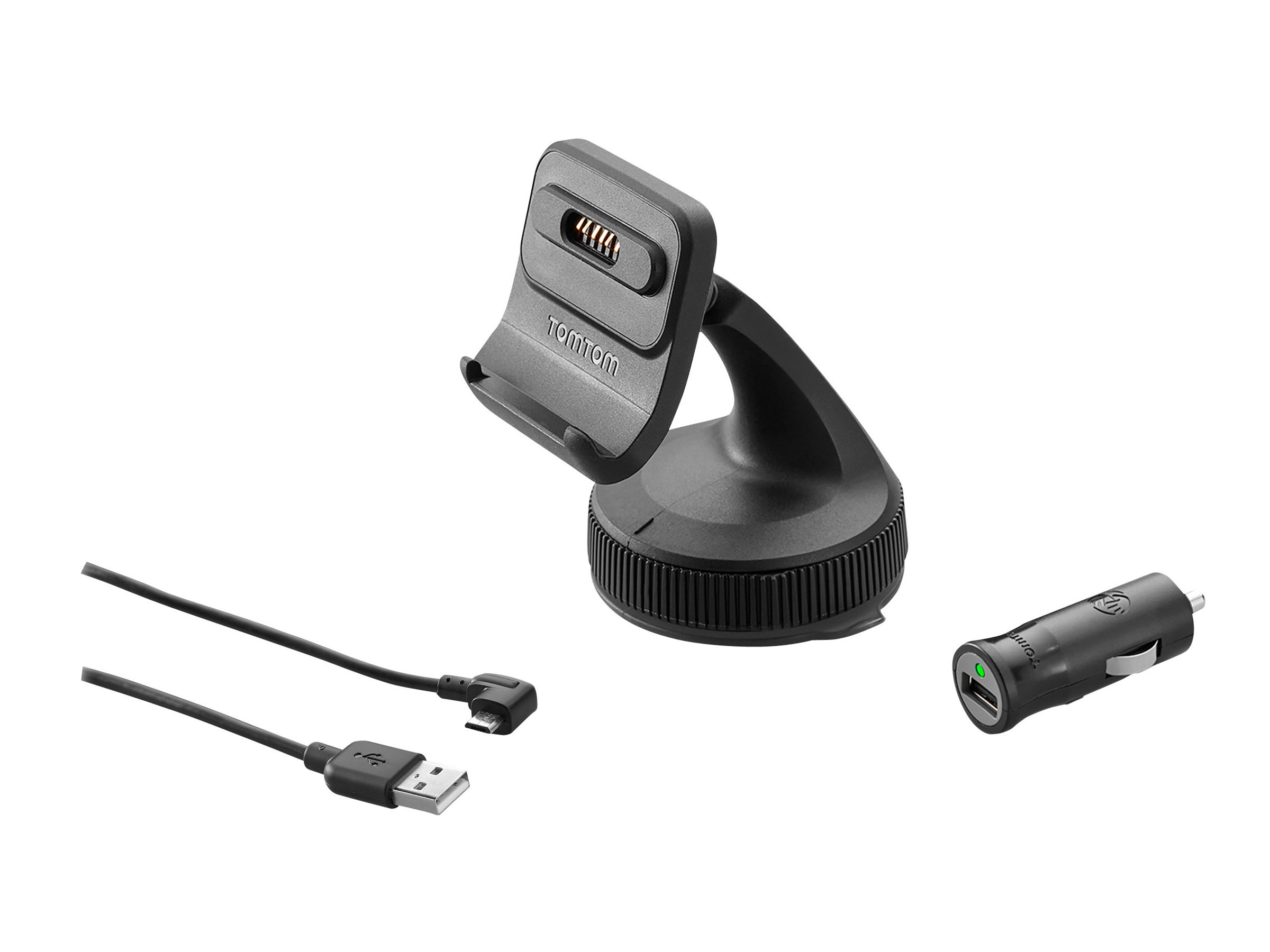 TomTom CLICK und GO MOUNT Aktiv-Magnethalterung und Ladegerät Schwarz