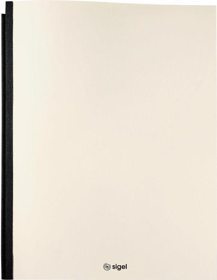 Sigel CF304 Aktenordner Karton Beige - Schwarz A4 (CF304)