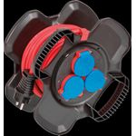 Brennenstuhl 1169717100 Verlängerungskabel 10 m 3 AC-Ausgänge Outdoor Schwarz - Rot (1169717100)