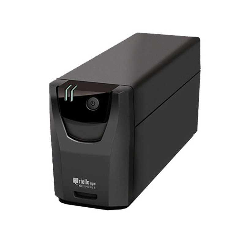 Riello UPS Net Power NPW 600 Line-Interactive USV-Anlage 600 VA / 360 W, 4x IEC C13, USB, Schwarz