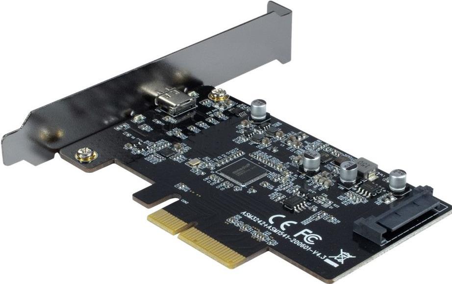 INTER-TECH KC-008 PCIe x4 USB 3.2 Gen2x2 USB TypeC Transferrate bis zu 20 GBit/s moeglich (88885529)