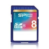 SILICON POWER Flash-Speicherkarte (SP008GBSDH010V10)