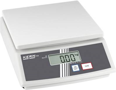 Kern Tischwaage Wägebereich (max.) 6 kg Ablesbarkeit 2 g netzbetrieben, batteriebetrieben (FCE 6K2N)