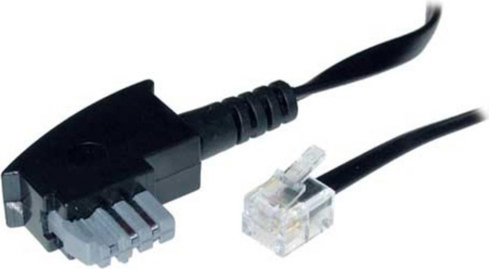 S-CONN S/CONN maximum connectivity Telefon-Anschlußkabel-TAE N-Stecker auf Western-Stecker 6/4, 20,0