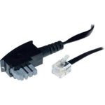 S/CONN maximum connectivity Telefon-Anschlußkabel-TAE N-Stecker auf Western-Stecker 6/4, 20,0m (70125-20)