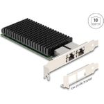 Delock PCI Express x8 Netzwerkkarte 10 Gigabit LAN 2 x RJ45 X540 (88522)