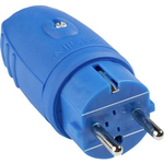 as - Schwabe 62401 Schutzkontaktstecker Gummi 230 V Blau IP44 (62401)