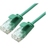 ROLINE GREEN UTP Patchkabel Kat.6A (Class EA), LSOH, slim, grün, 1,5 m (21.44.3934)