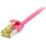 Patchkabel RJ45, CAT6A 500Mhz,10m, magenta, U/FTP, slimline rund d=3,8mm, TPE/LSZH(Superflex), AWG32, mitCat.7 Rohkabel, Synergy 21 (S217389V3)