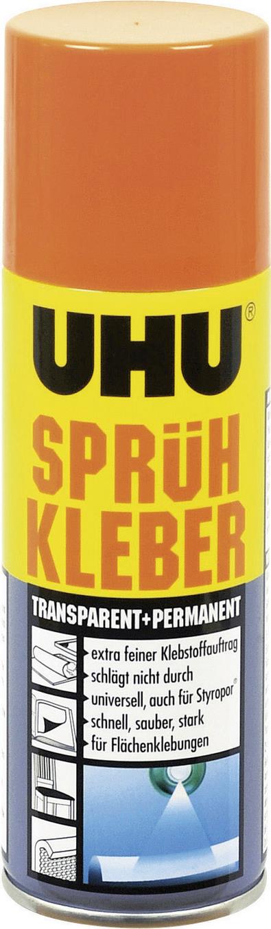 UHU SPRÜHKLEBER 46740 200 ml Transparent