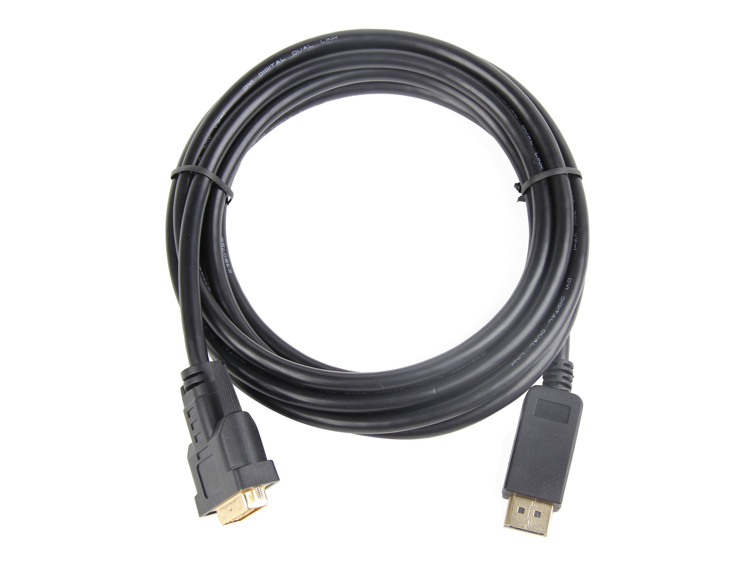Gembird Cablexpert CC-DPM-DVIM DisplayPort auf DVI Adapterkabel 1,8 m Schwarz
