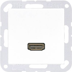 Jung Einsatz HDMI AS 500, A 500, A creation, A plus Alpinweiß MAA1112WW (MAA1112WW)