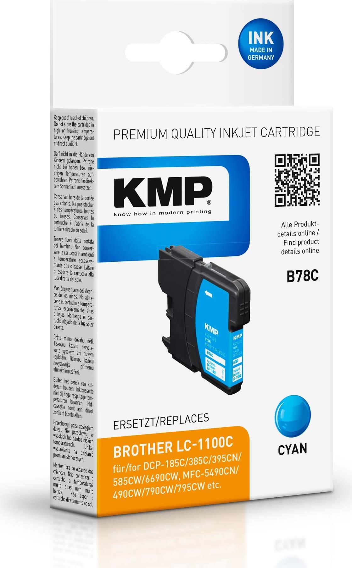 KMP B78C 4,9 ml Cyan (1522,4803)
