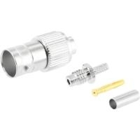 Telegärtner BNC-Kabelbuchse Crimp G04 75 OHM für G04 (RG-179B/U)  - 5 Stück (J01003B0021)