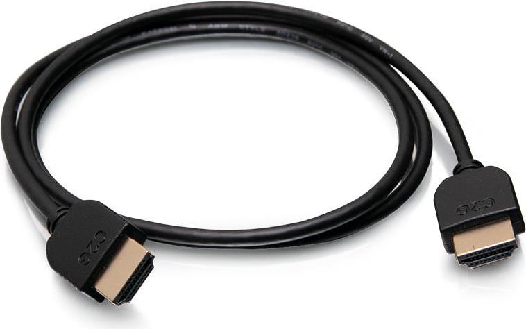 C2G 0,9 m Flexibles High Speed HDMI-Kabel mit Low-Profile-Anschlüssen (41363)