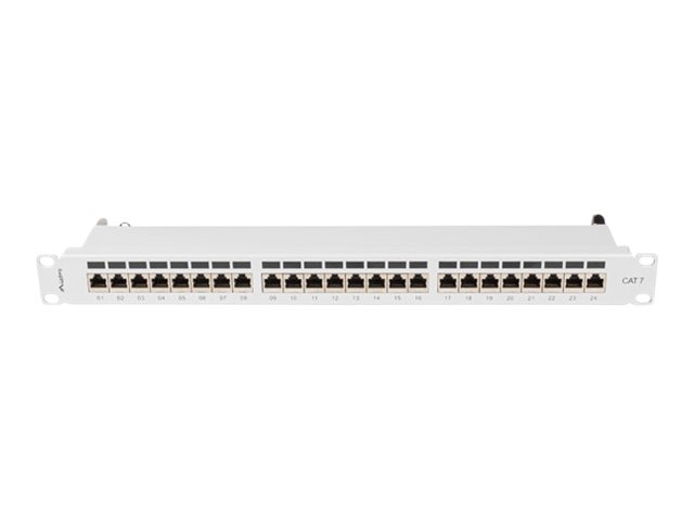 Lanberg PPS7-1024-S Patchpanel 24-Port 1U 19" Cat. 7 FTP Grau