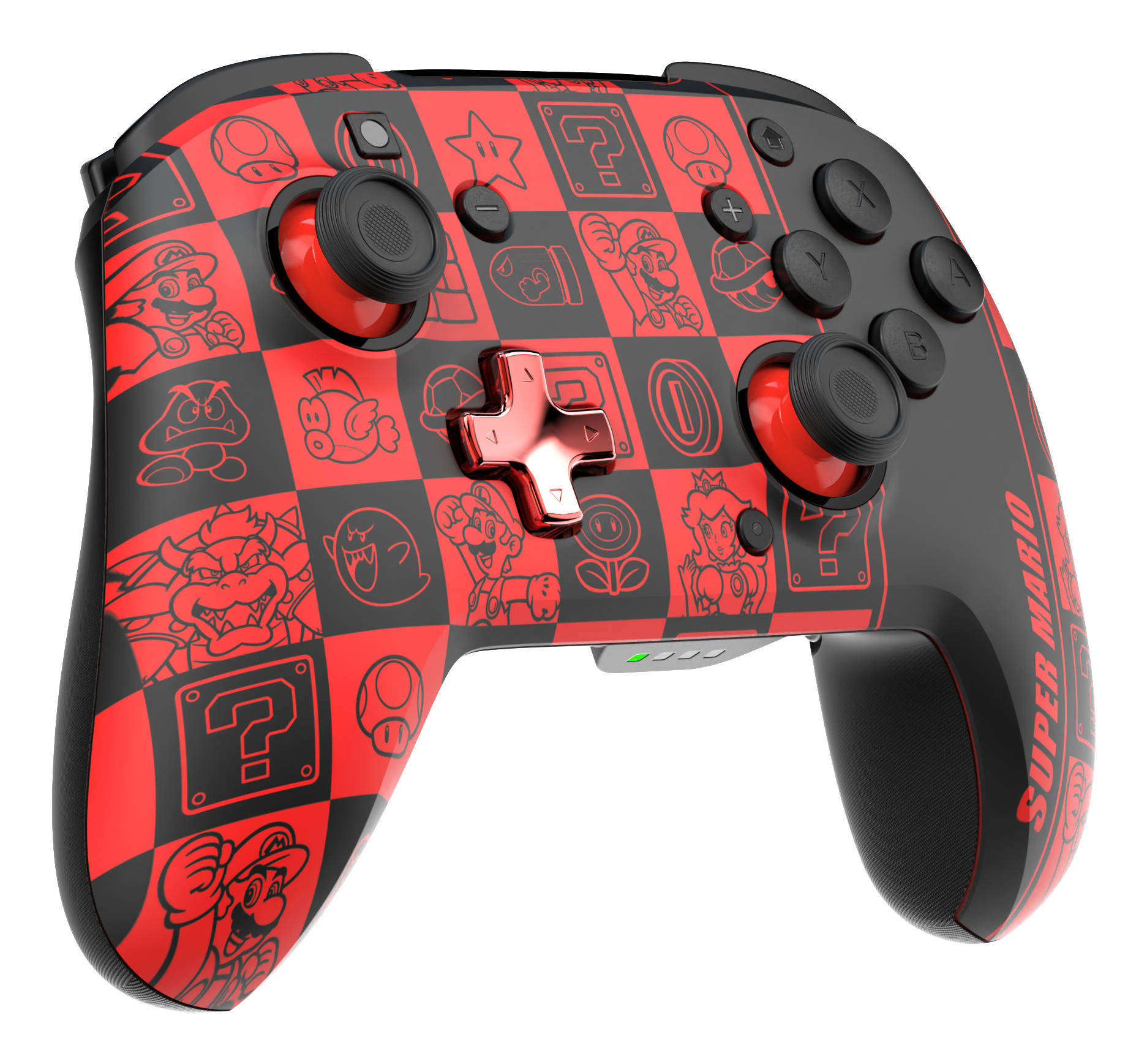 PDP Rematch Glow Kabelloses Game Pad Nintendo Switch Super Icon