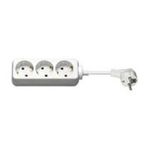 Wentronic Goobay Steckdosenleiste 1,5 m, Weiß, 1.5 m - 3x Schutzkontaktbuchse (51293)
