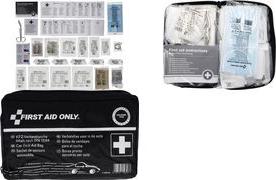 FIRST AID ONLY KFZ-Verbandtasche nach DIN 13164, schwarz internationale Verpackung (GB/D/F/NL/E/I), - 1 Stück (P-51007 00)