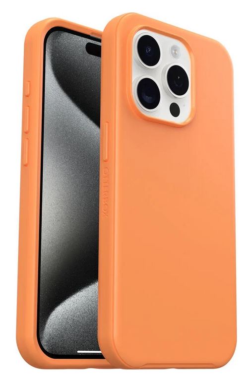OtterBox Symmetry MagSafe Hülle für iPhone 15 Pro Sunstone orange (77-92848)
