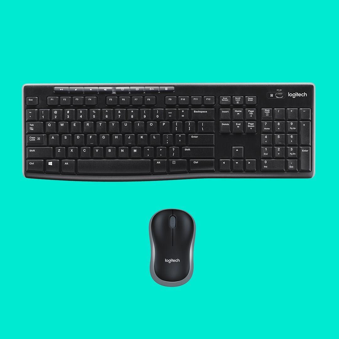Logitech MK270 Wireless Combo Tastatur-Maus-Set 2,4 GHz QWERTY Schwarz