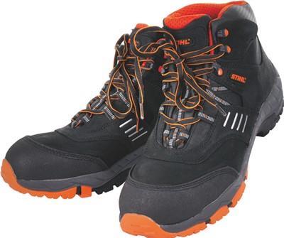 STIHL Sicherheitshochschuh S3 G.48 schwarz/oran. Leder KW10 Stihl (00884890048)