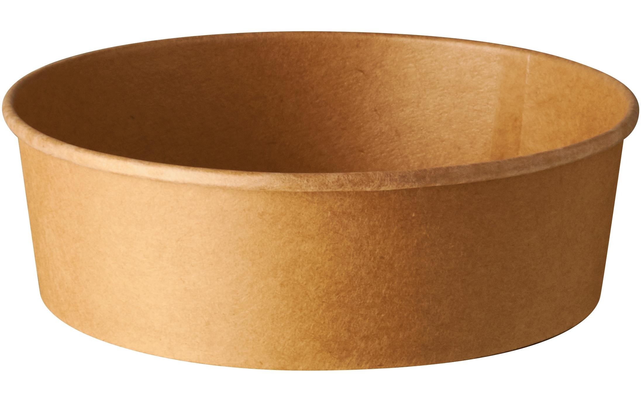 Papstar pure Einwegschale 15 cm 500 ml Karton 50 Stück Braun