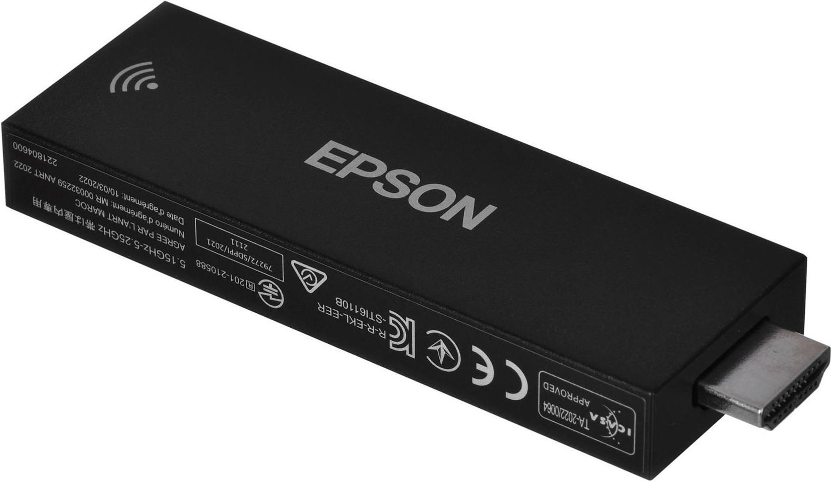 Epson CO-FH02 Tragbarer 3LCD-Projektor 3000 ANSI Lumen Full HD 1080p Schwarz / Weiß