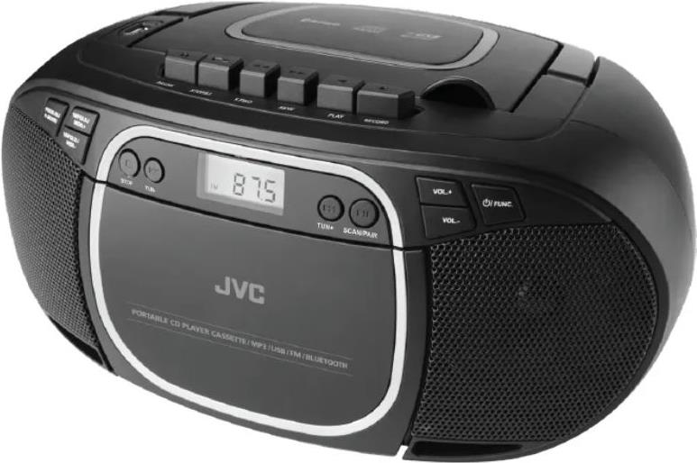 JVC RC-E451B CD-Player Tragbarer CD-Player Schwarz ()