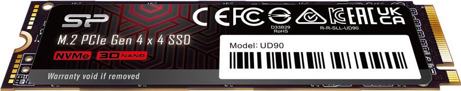 Silicon Power UD90 M.2 4 TB PCI Express 4.0 3D NAND NVMe (SP04KGBP44UD9005)