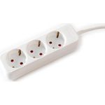 VALUE 3-fach Steckdosenleiste ohne Schalter, weiß, 1,5m (19.99.1072)