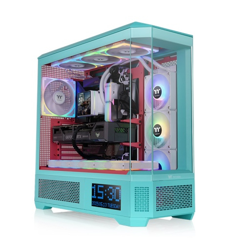 Thermaltake View 600 TG Mint Strawberry Full Tower PC-Gehäuse Mintfarbe