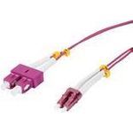 Synergy 21 S217015 Glasfaserkabel 5 m 2x LC 2x SC OM4 Bordeaux - Weiß (S217015)