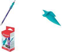 Maped Schreibhilfe KIDY learn, türkis, 10er Karton erleichtert das Erlernen des Dreipunktgriffs, sieht aus - 1 Stück (853900)