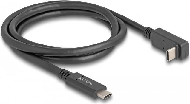 Delock USB-Kabel 24 pin USB-C (M) zu 24 pin USB-C (M) gewinkelt (80034)