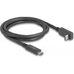 Delock USB-Kabel 24 pin USB-C (M) zu 24 pin USB-C (M) gewinkelt (80034)
